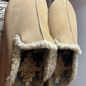 New Free People Damon Suede/Faux Fur Mules